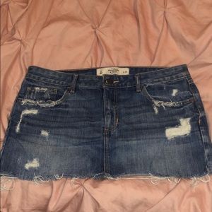 Blue jean skirt